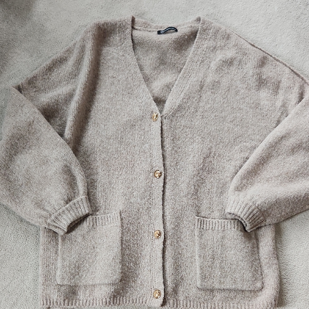 Chunky Cardigan Sweaters for Women 2026 Button Long - Picture 2 of 10